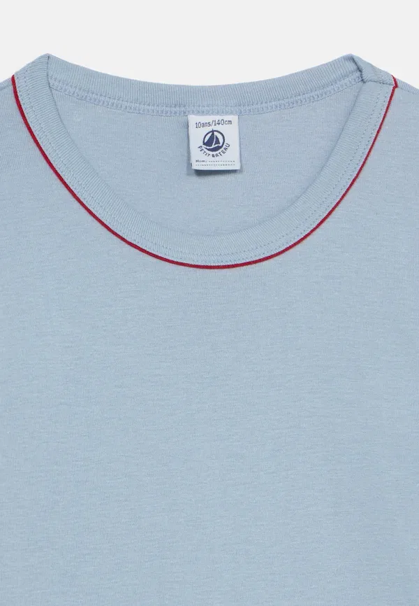 Футболка хлопковая Tee 3 pack Petit Bateau blue, white, red, белый/красный/синий — фото 4