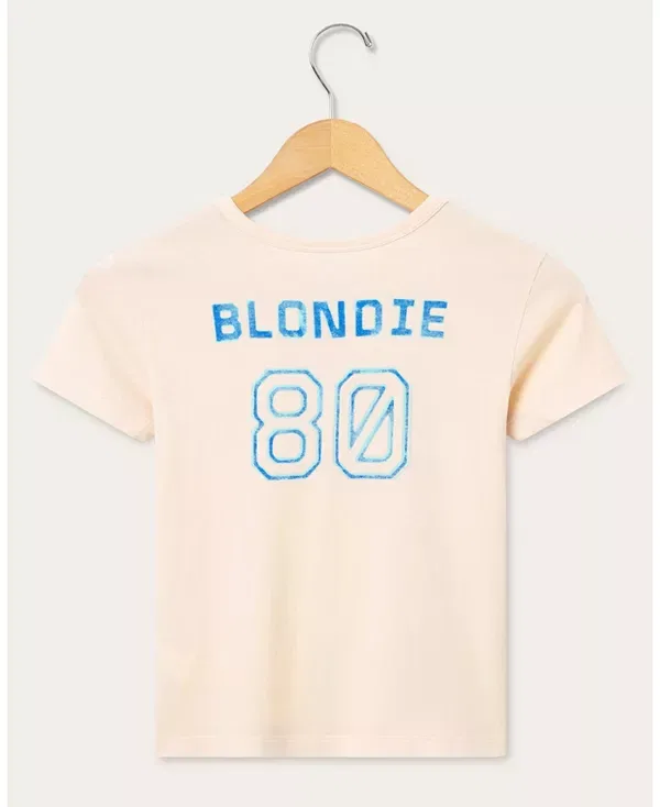Детская футболка с принтом Blondie Tide Is High Junk Food Clothing, Pastel — фото 2