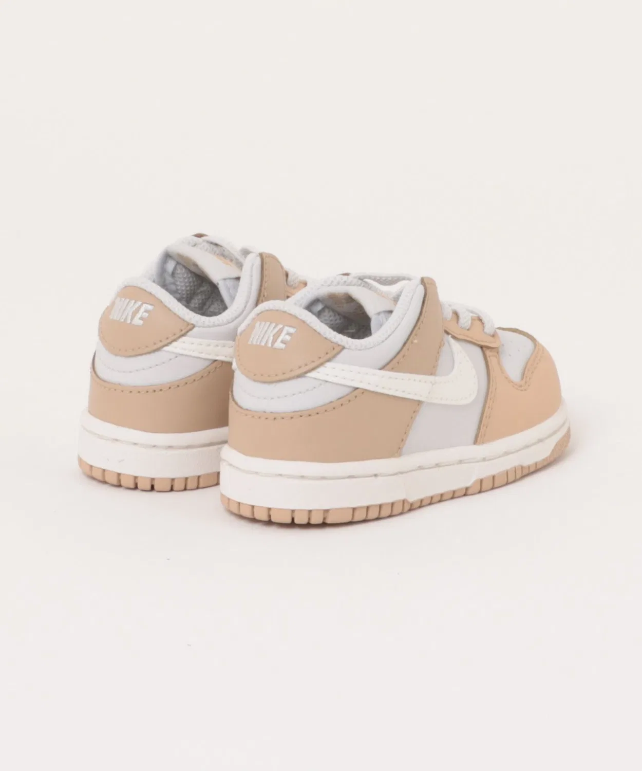 Детские кроссовки с кожаным верхом Nike Dunk Low RP TD, Linen/Sail — фото 2