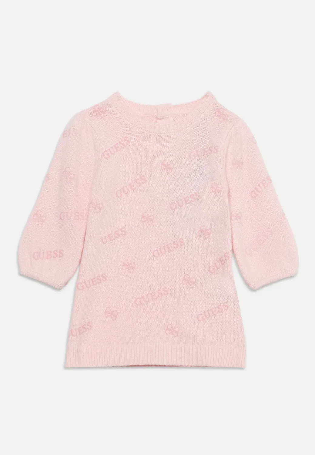 Детское платье с боди - платье-комбинезон Guess, Pink — фото 3