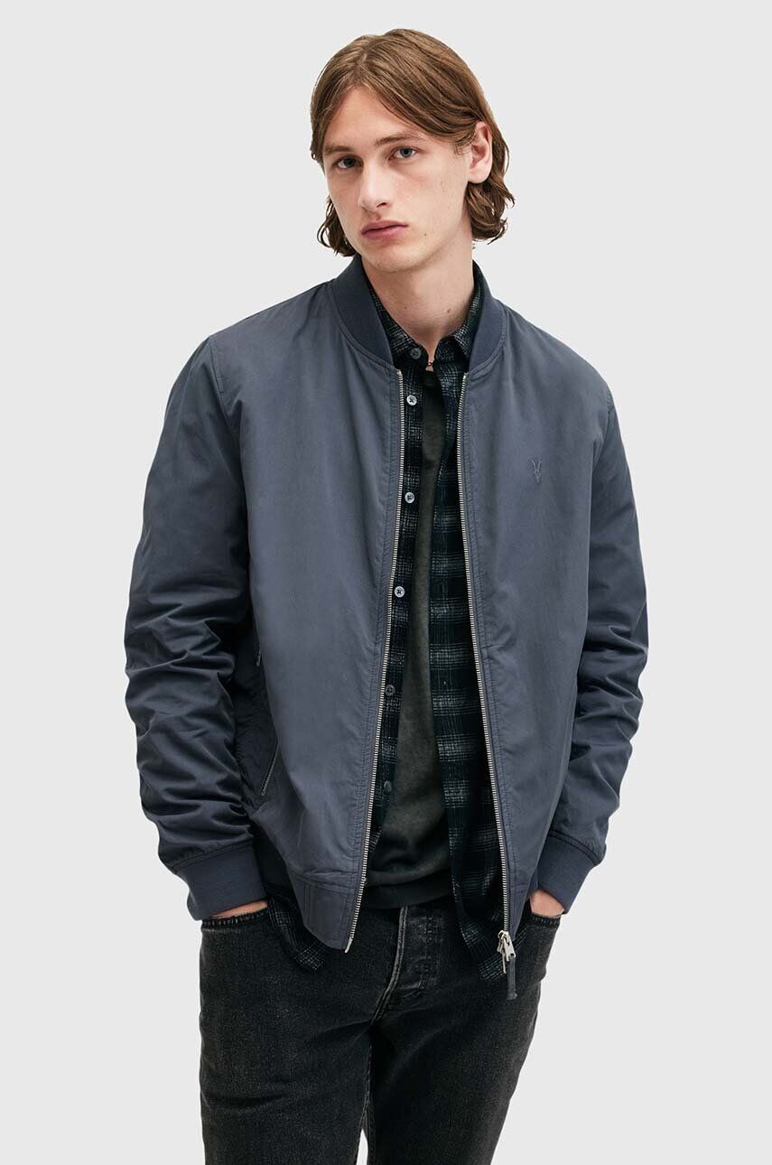 

Куртка-бомбер AllSaints BASSETT, темно-синий