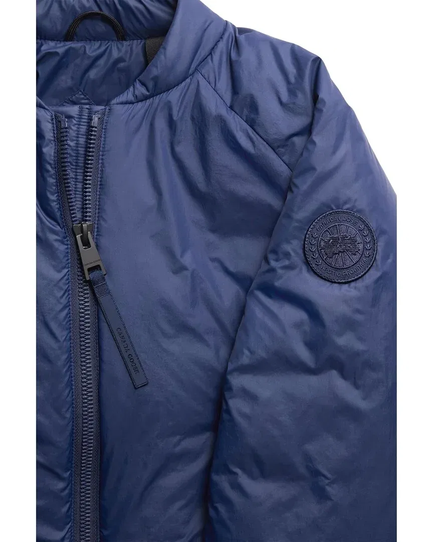 Женский пуховик-бомбер утепленный Canada Goose Elba Down Bomber Jacket, синий — фото 4