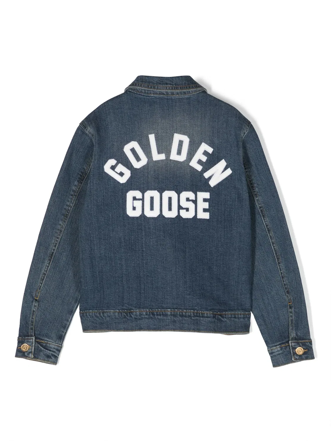 Golden Goose Джинсовая куртка синяя — фото 3