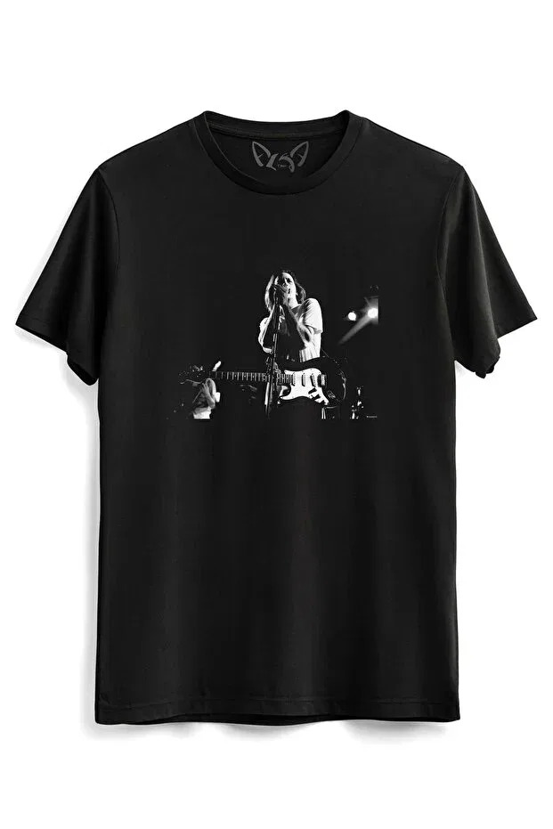 Детская футболка для мальчиков с принтом Smoke picture printed Alfa Tshirt, Black