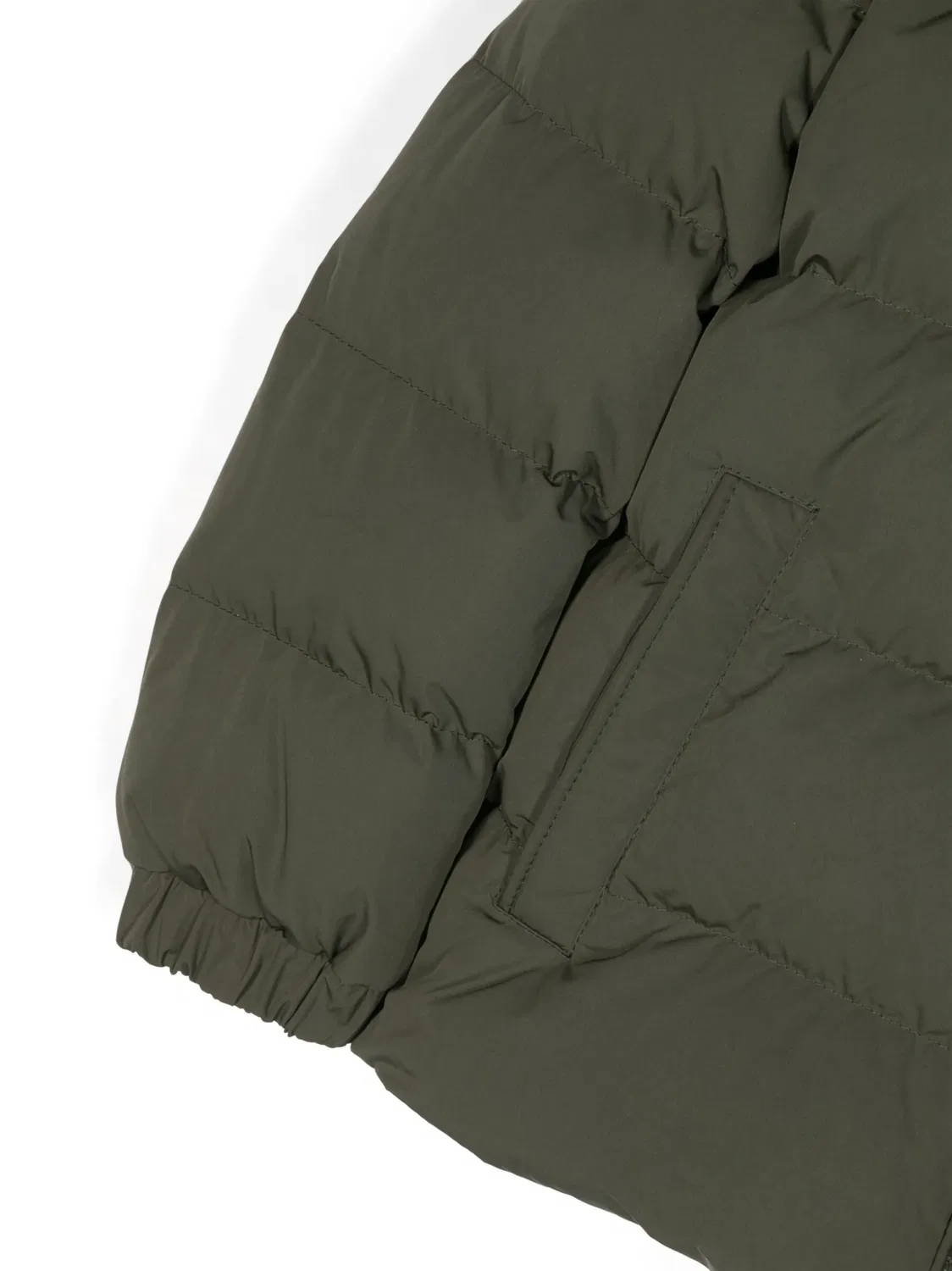 Куртка с капюшоном и утеплителем MONCLER GENIUS, темно зеленый — фото 2