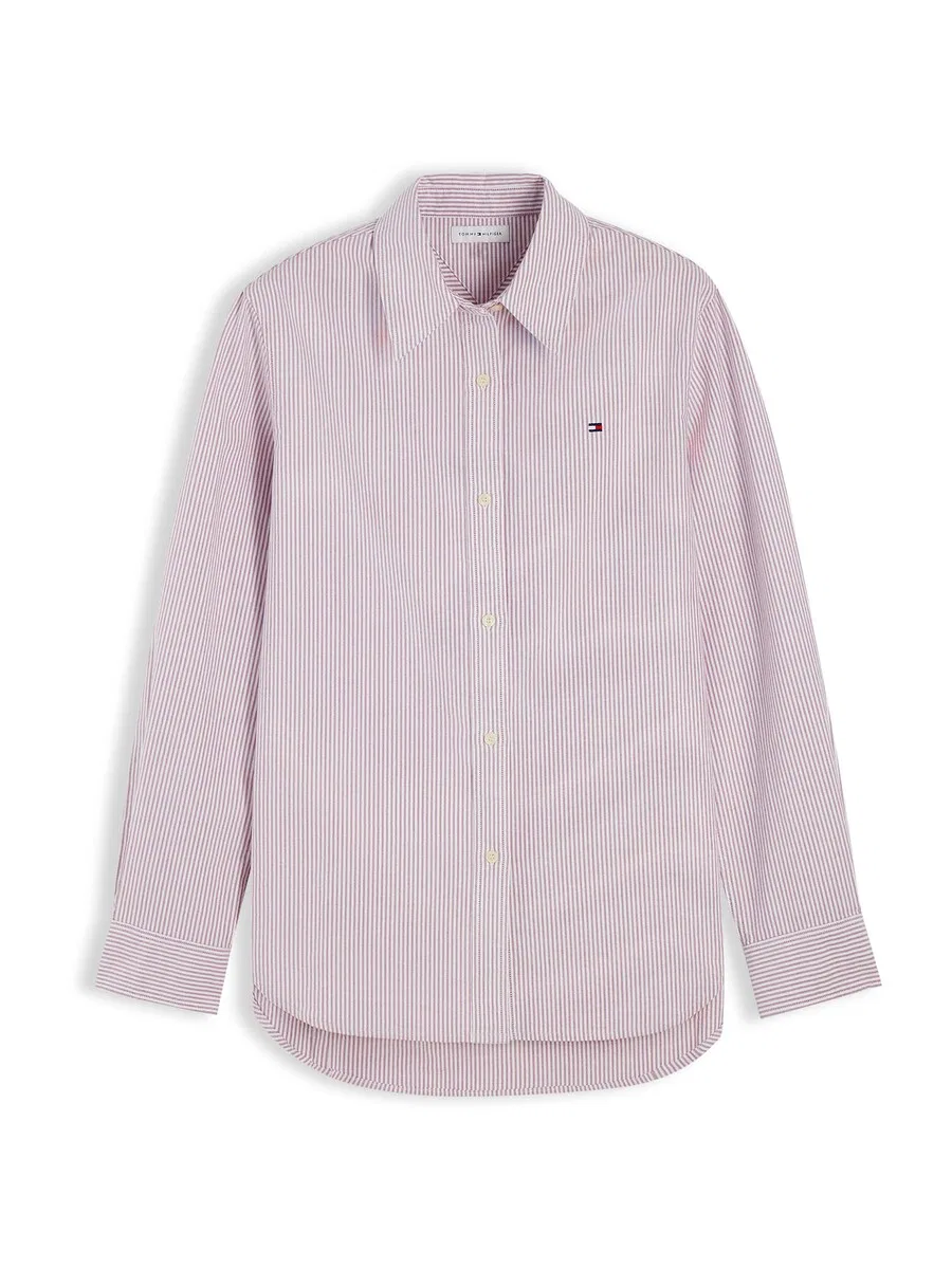 Блузка TOMMY HILFIGER белого цвета