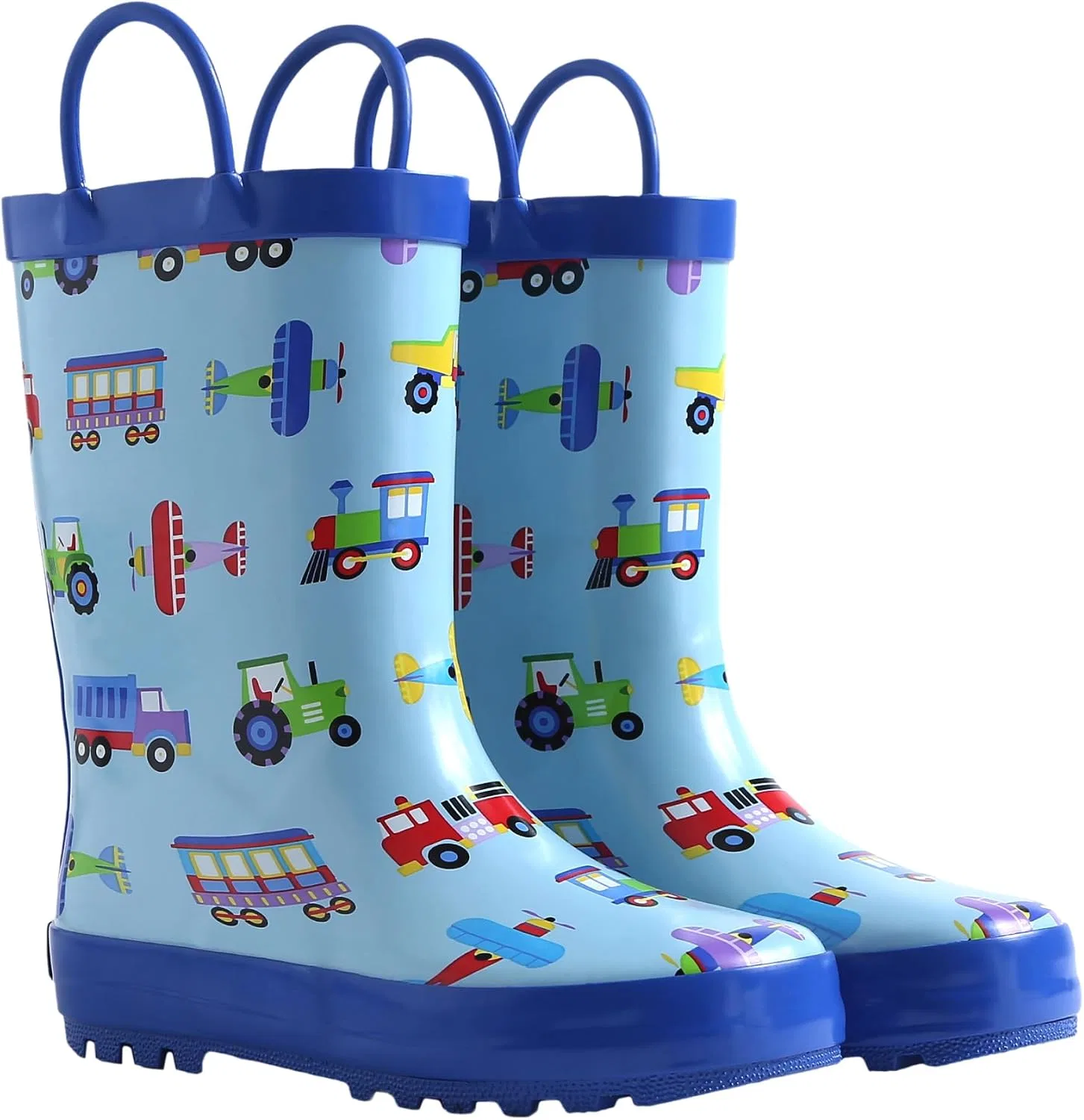 Детские резиновые сапоги для мальчиков Wildkin, Trains Planes Trucks