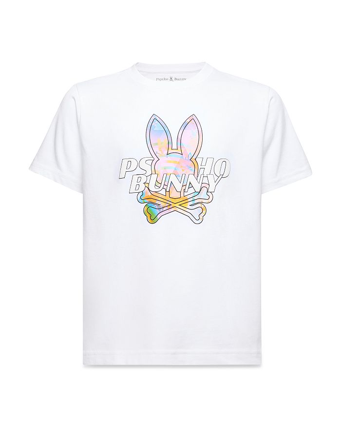 

Унисекс футболка с принтом Milos - для малышей и детей постарше Psycho Bunny, белый