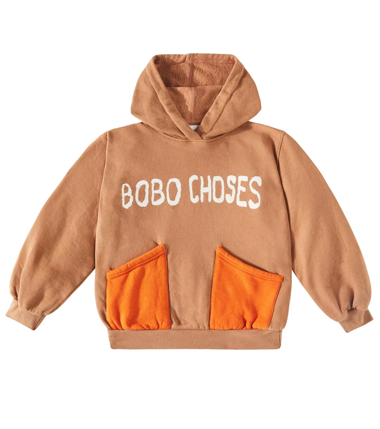 Худи хлопковое Bobo Choses, коричневый