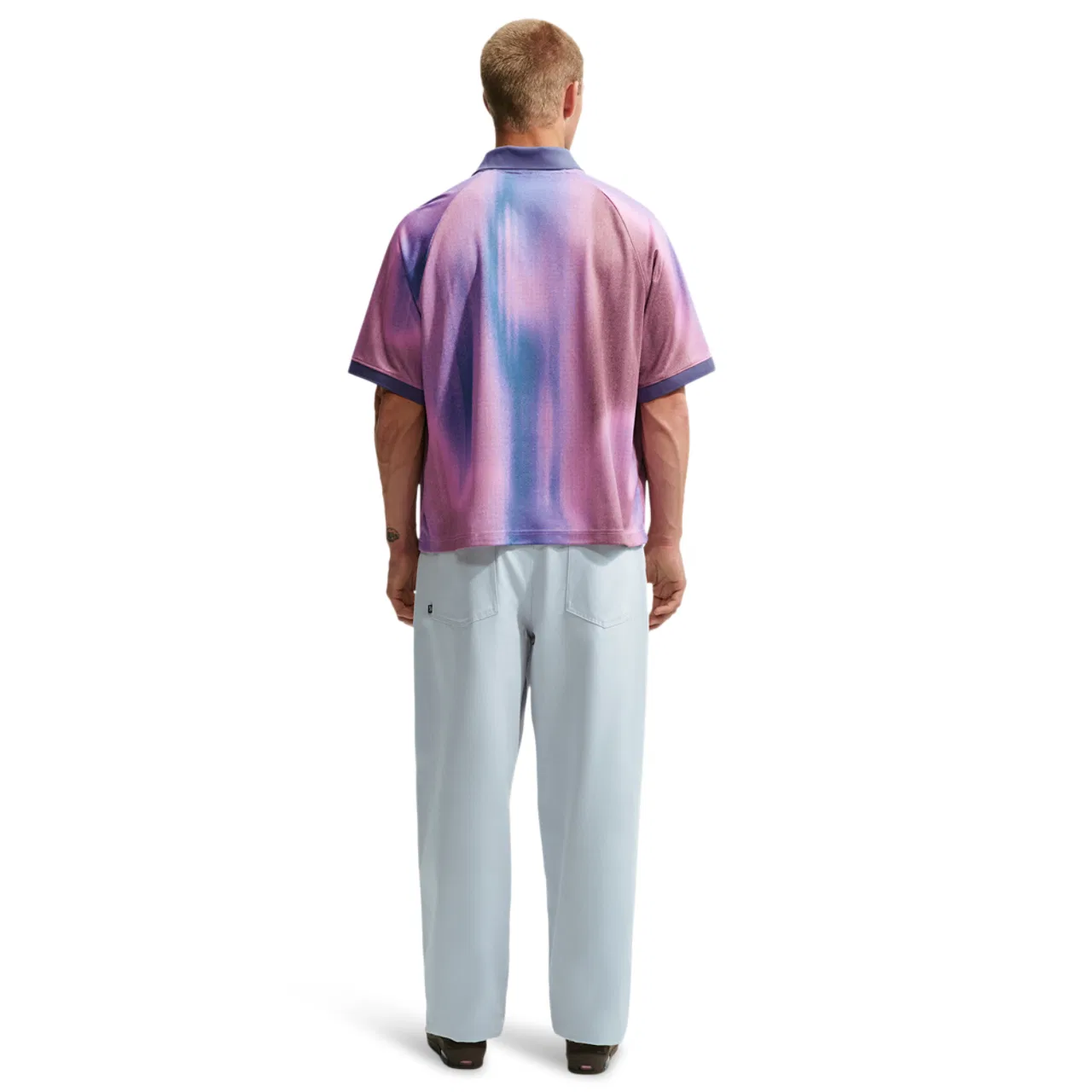 Мужская футболка Dri-Fit Jacquard Jersey Nike, цвет Lt Magenta — фото 4