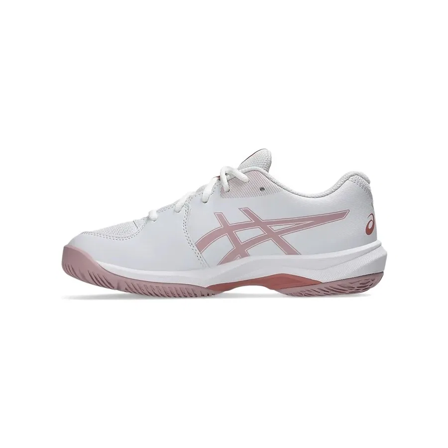 Детские теннисные туфли Gel-Game Gs Asics, Бело-розовый — фото 4