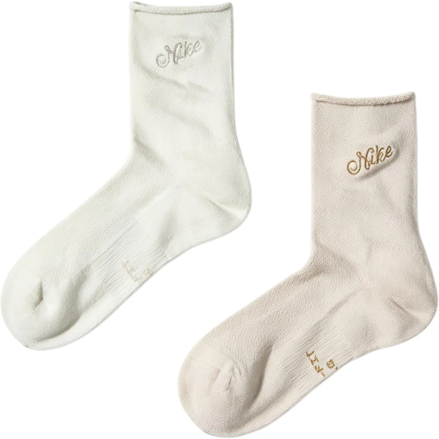Детские носки с длинным голенищем Nike, 2 пары, White/Beige