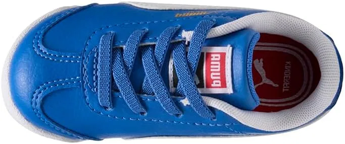Детские кроссовки для мальчиков с шнуровкой Roma 24 PUMA, Blue — фото 4