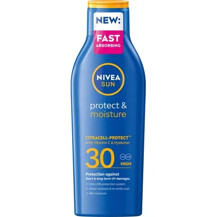 Лосьон для тела увлажняющий защитный Nivea Protect & Moisture SPF 30, 200 мл