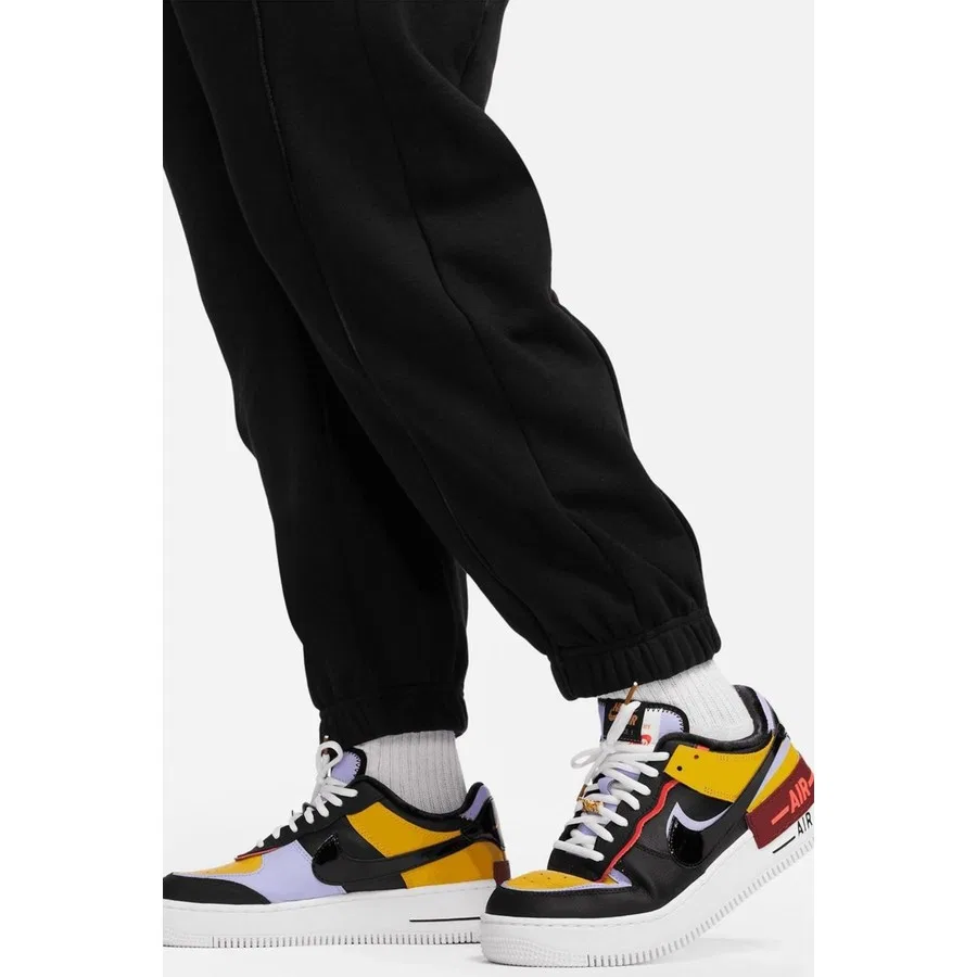 Женские спортивные брюки с принтом Air Plus Mid Rise Piping Detail Joggers Alligator Fleece Nike, Черный — фото 4