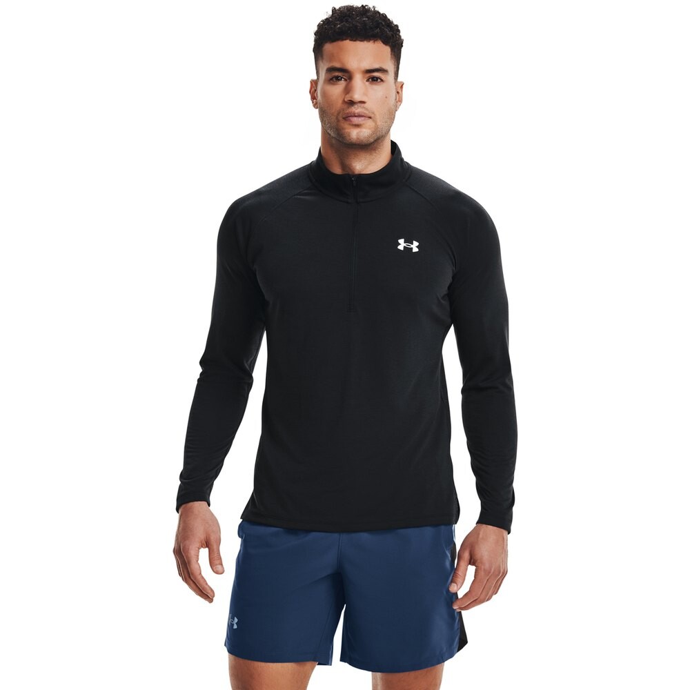 

Футболка Under Armour Seamless Half Zip, черный