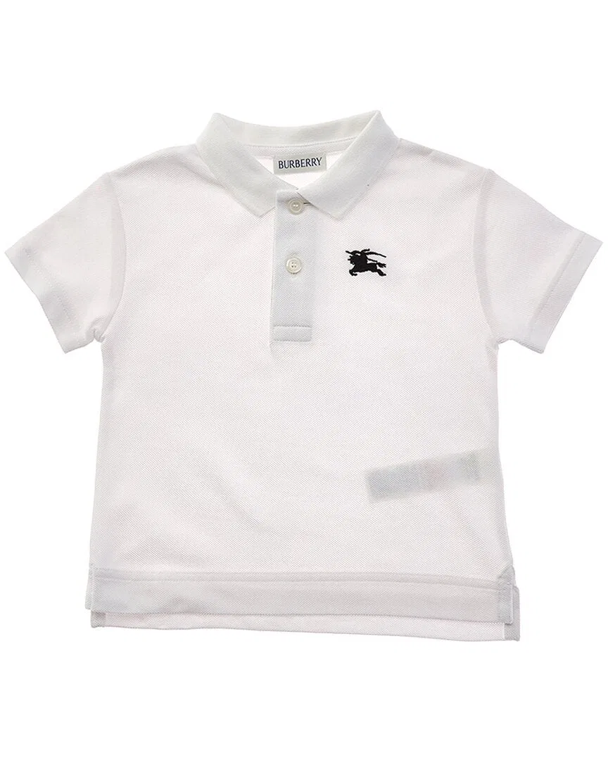 Детская рубашка поло хлопковая Burberry, White
