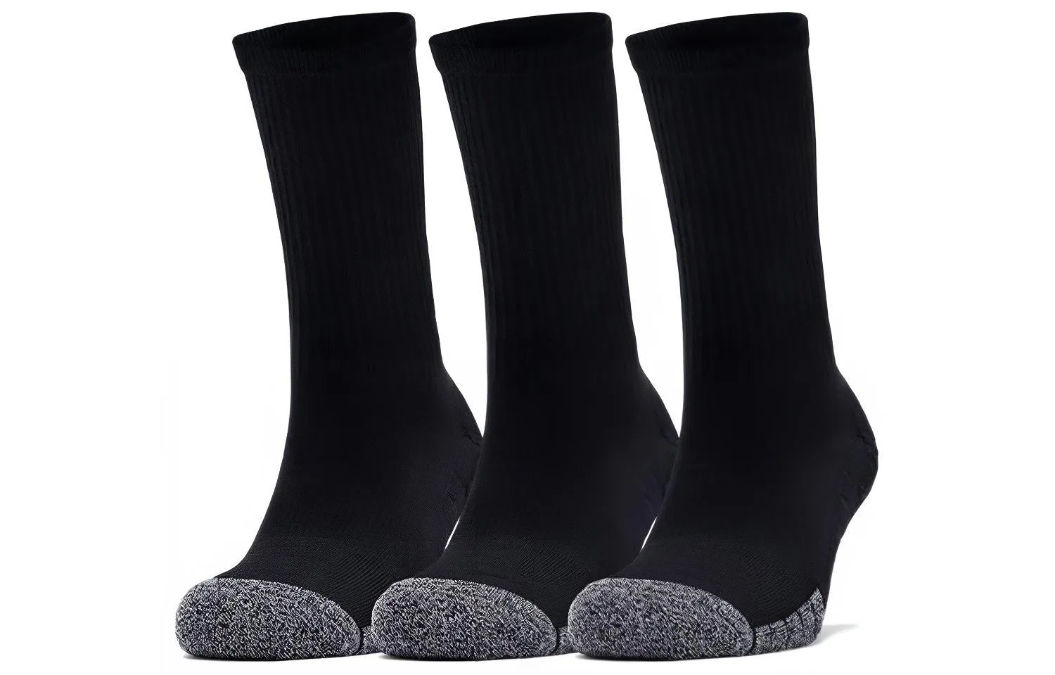 Детские носки до колена с принтом, комплект из 3 пар, Under Armour, Black