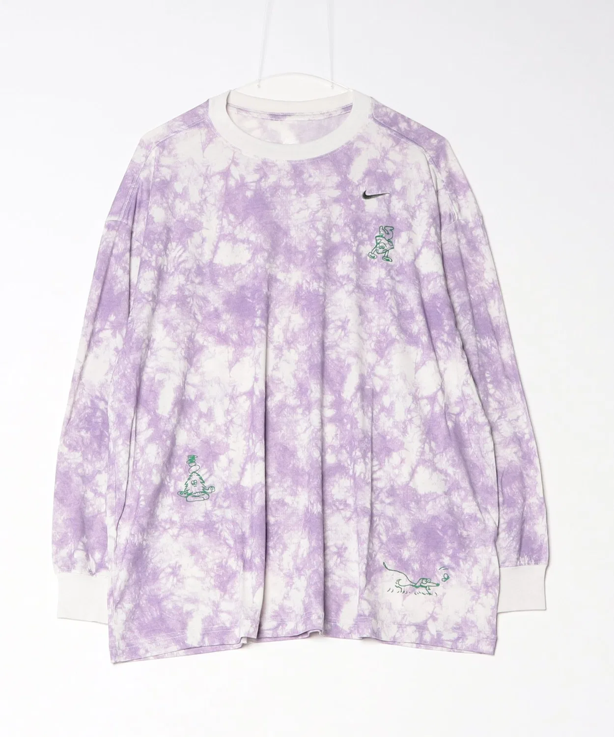 Мужская футболка с длинным рукавомNIKE NSW OS L/S TEE, Purple