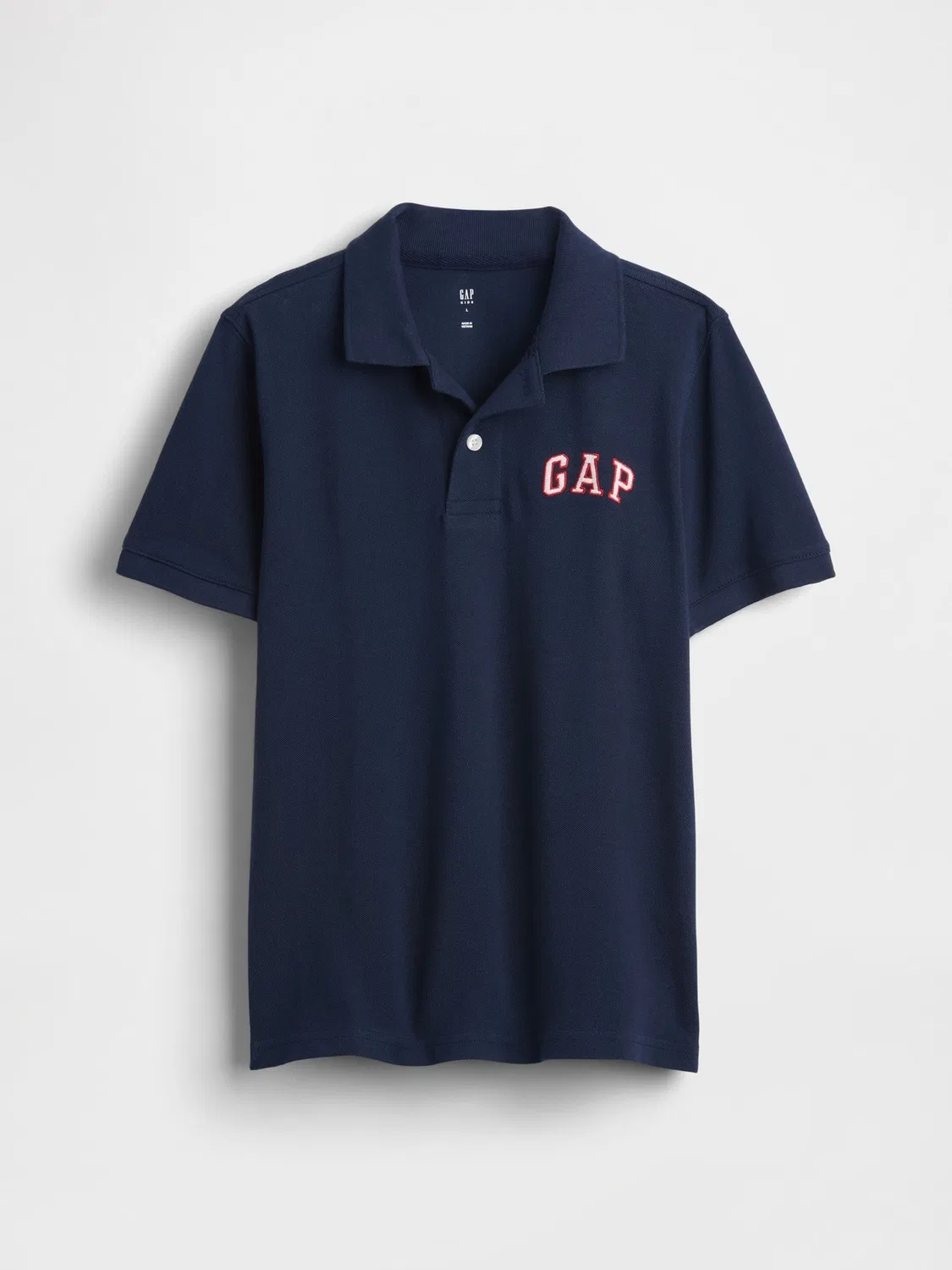 Поло Gap Navy Blue, короткий рукав, для мальчиков