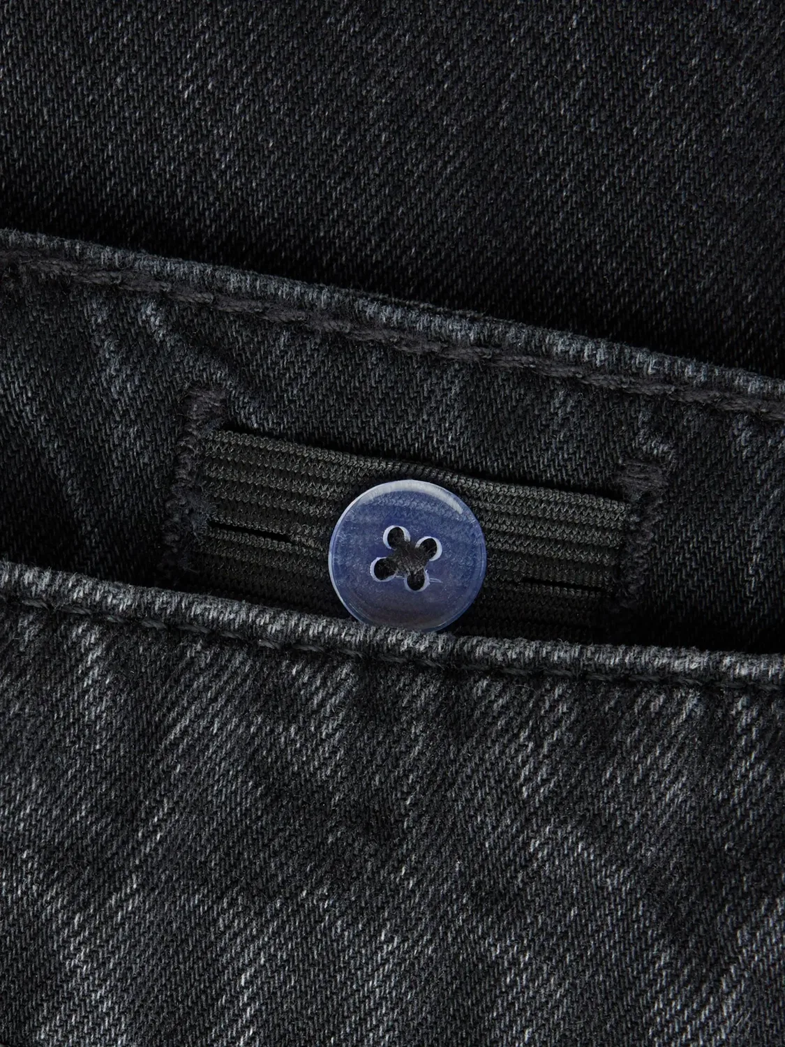 Джинсы джинсовые, модель Dark Grey Denim Two Soon, серый — фото 3
