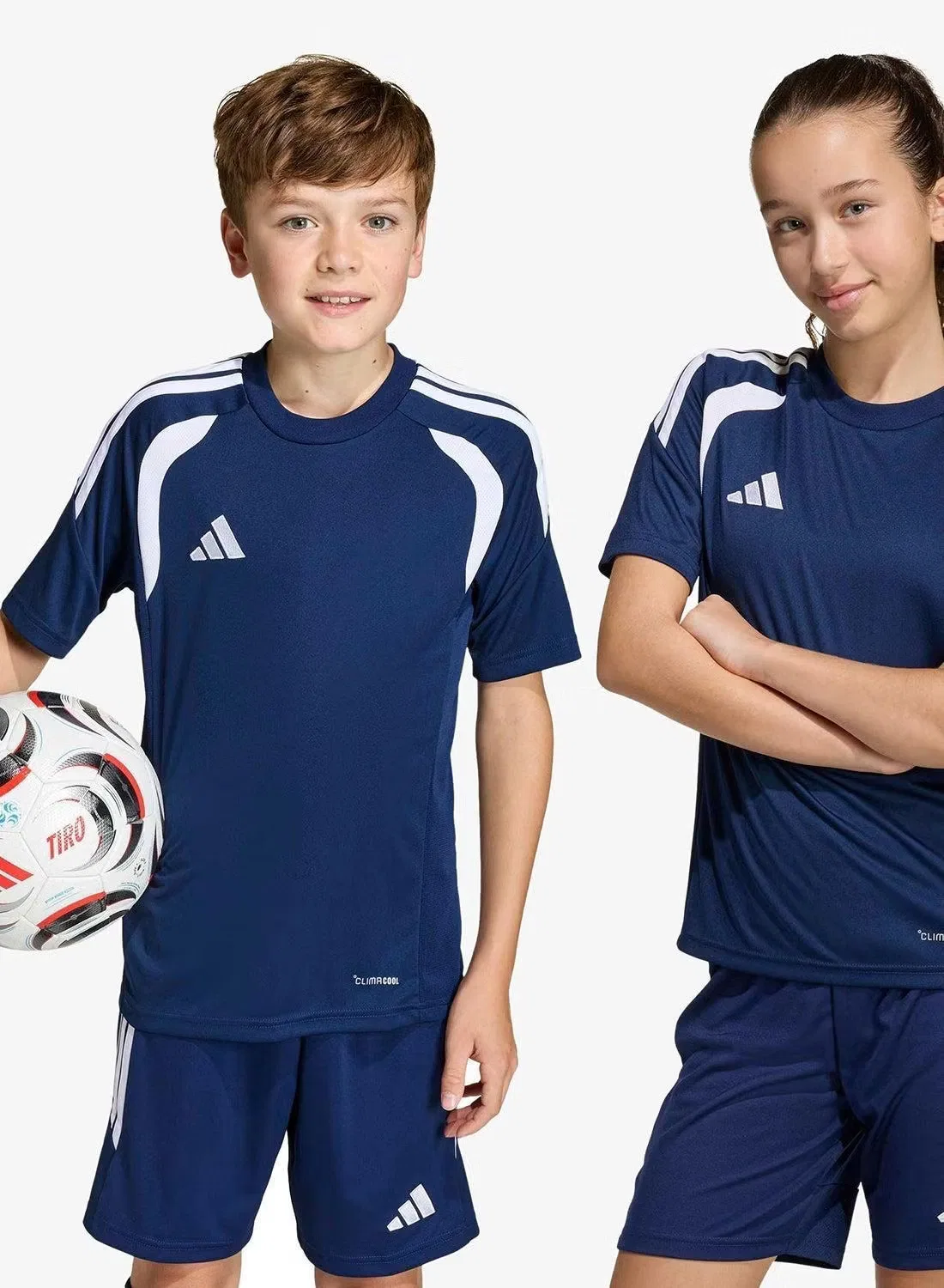 Футбольная футболка с технологией Climacool Tiro26 League Adidas, темно-синий