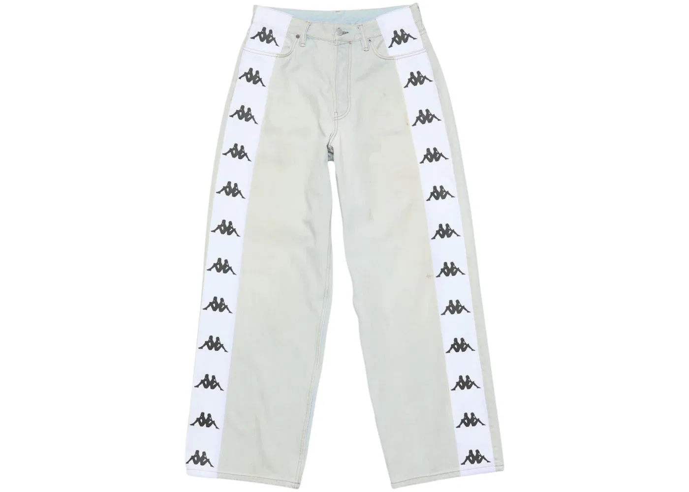 Мужские джинсы свободного кроя Acne Studios x Kappa Baggy Fit 1981M, Light Wash