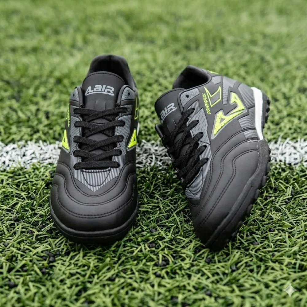 Детские кроссовки для зала с искусственной кожи Laliga Kindep, Black