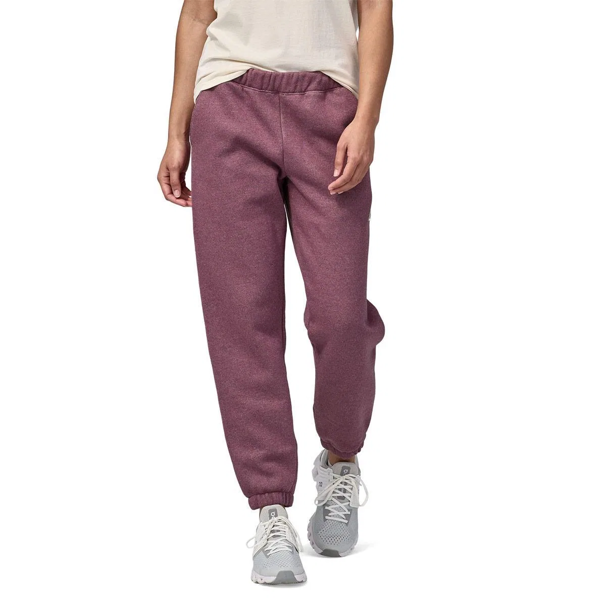 Спортивные штаны из флиса с логотипом Fitz Roy Icon Patagonia, Mystery Mauve