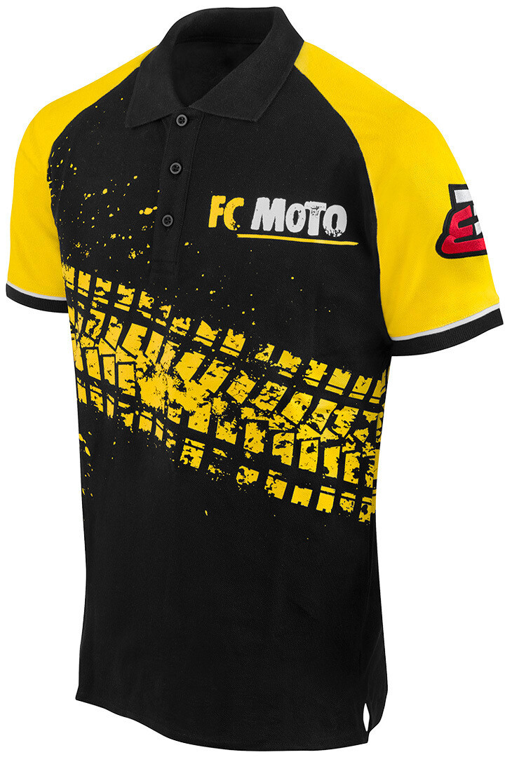 

Рубашка поло FC-Moto Corp, черный/желтый