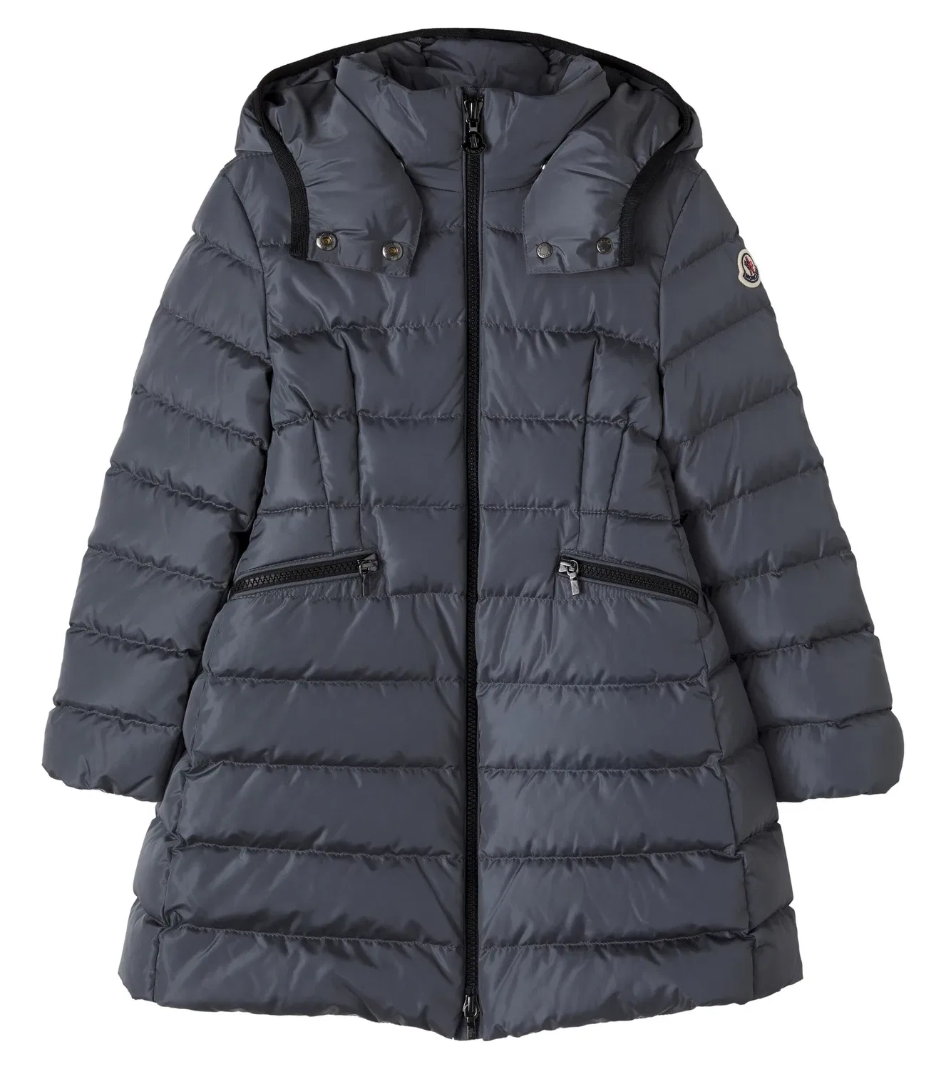 Пуховик с капюшоном Charpal Moncler Enfant, серый