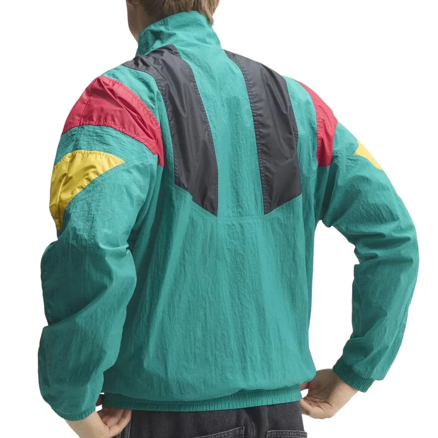 Мужская куртка с длинным рукавом EQT Track Jacket Adidas, зеленый — фото 4