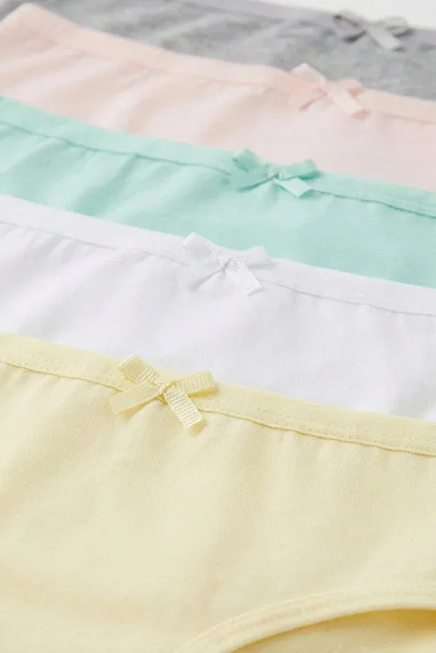 Детские трусы для девочек с принтом Pack of 5 girls' slips multi-colored Katia&Bony, Multicolored — фото 3