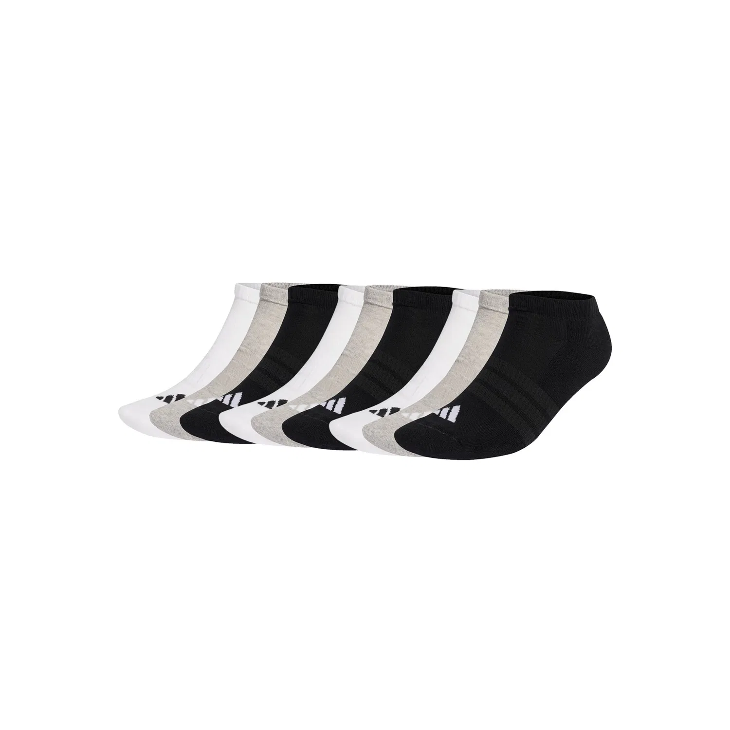 Мужские носки-сникерсы с амортизацией Adidas Originals, Black/Gray/White