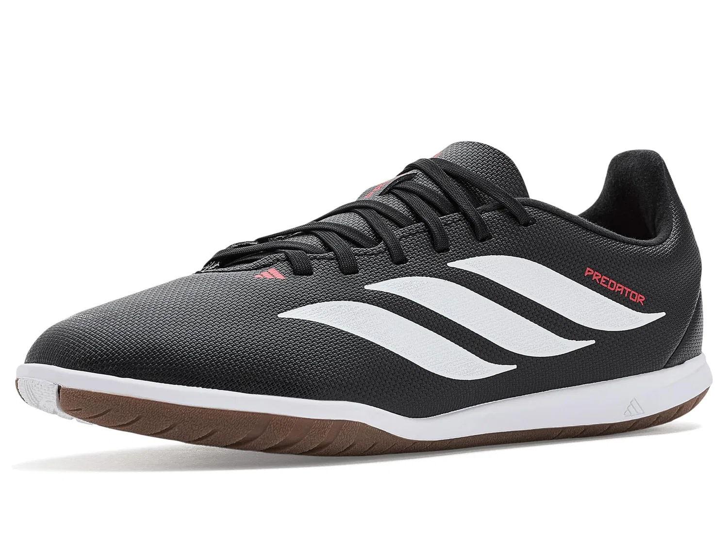 Бутсы Predator Club Sala Indoor Soccer Cleats (для маленьких и больших детей) Adidas Kids, Black/White/Lucid Red