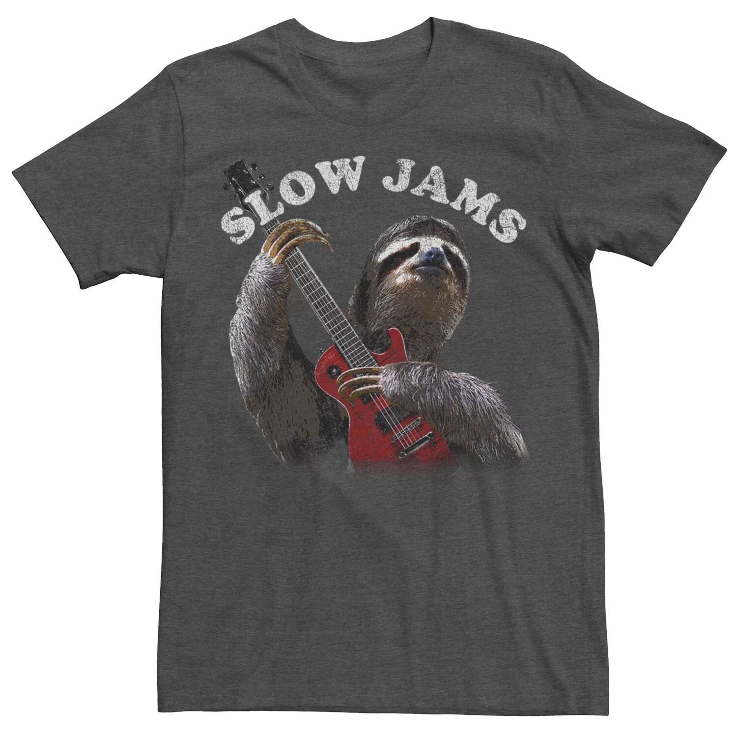 

Мужская футболка с рисунком Sloth Slow Jams Licensed Character