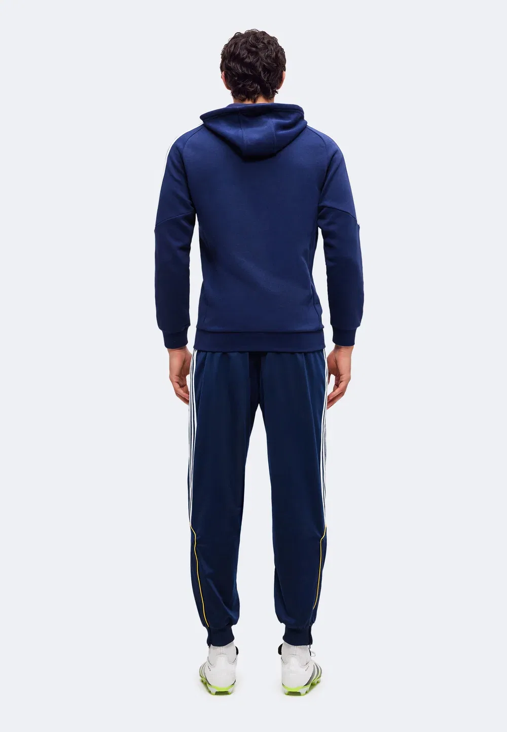 Юношеские спортивные штаны Boca - клубная одежда Adidas Originals, Night Indigo — фото 3