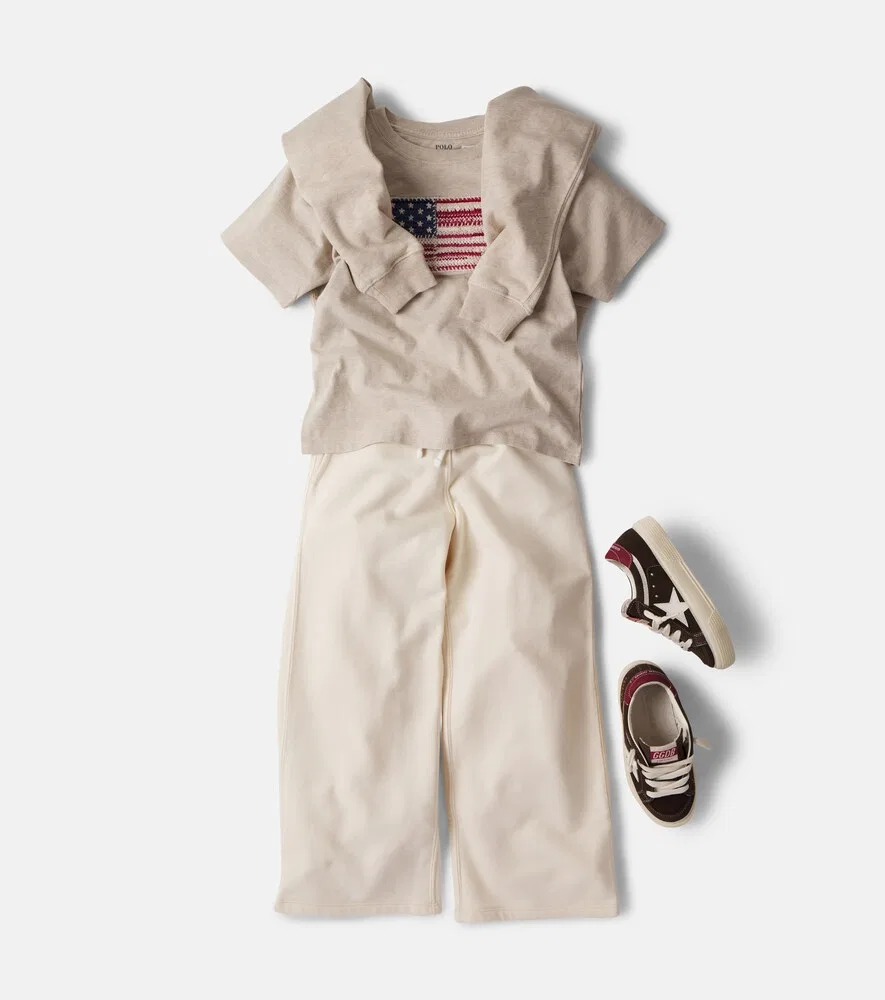 Замшевые кроссовки May Golden Goose Kids, коричневый — фото 2