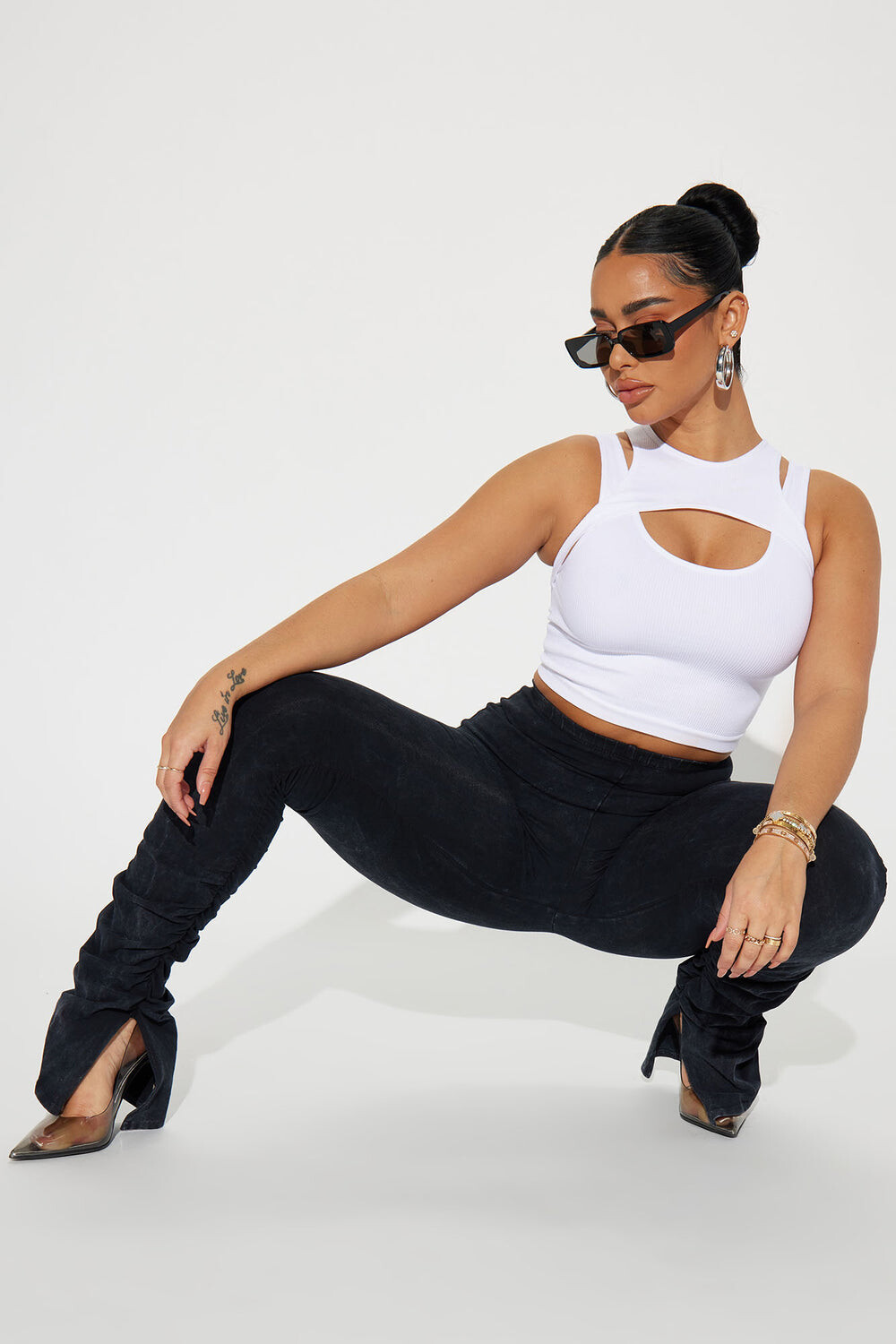 

Брюки Fashion Nova ZDM4458DW, черный