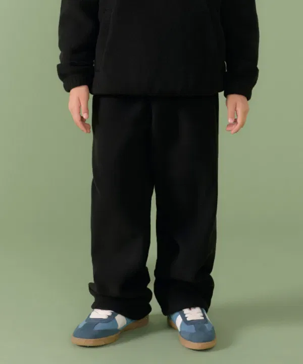 Тренировочные штаны Polar Fleece, Musinsa Standard Kids, черный
