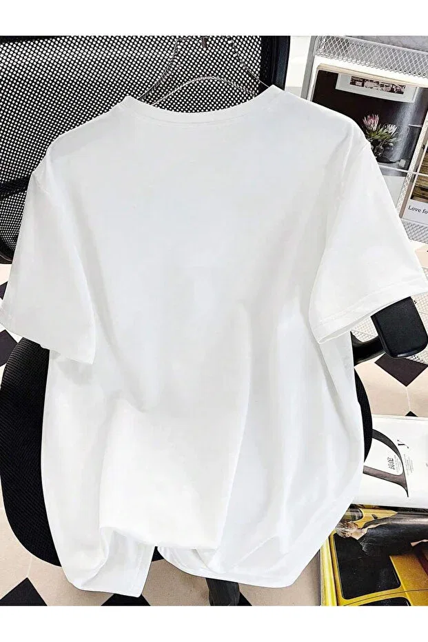 Детская футболка для девочек с принтом Fun Teddy Bear Themed Kids T-Shirt Cc Collection, White — фото 2