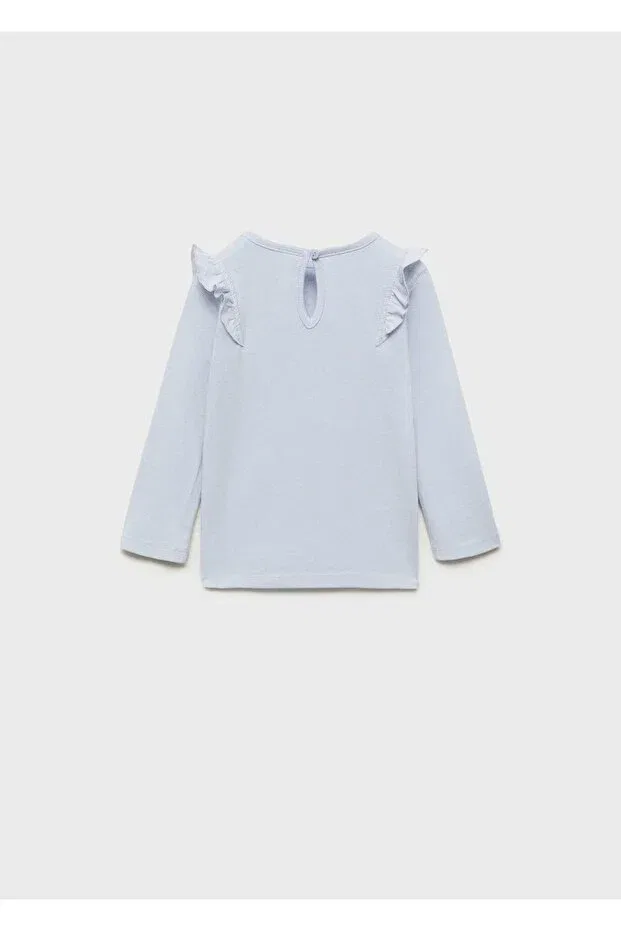 Детская футболка с длинным рукавом Flywheel Mango Baby, Sky Blue — фото 2