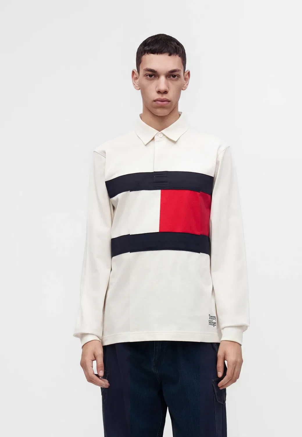 Флаг-Регби - толстовка Tommy Hilfiger, Ivory Petal