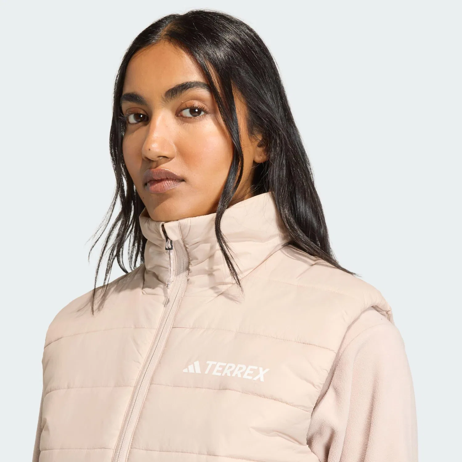 Мужская утепленная жилетка Terrex Multi Essentials CLIMAWARM Adidas, Taupebeige — фото 4