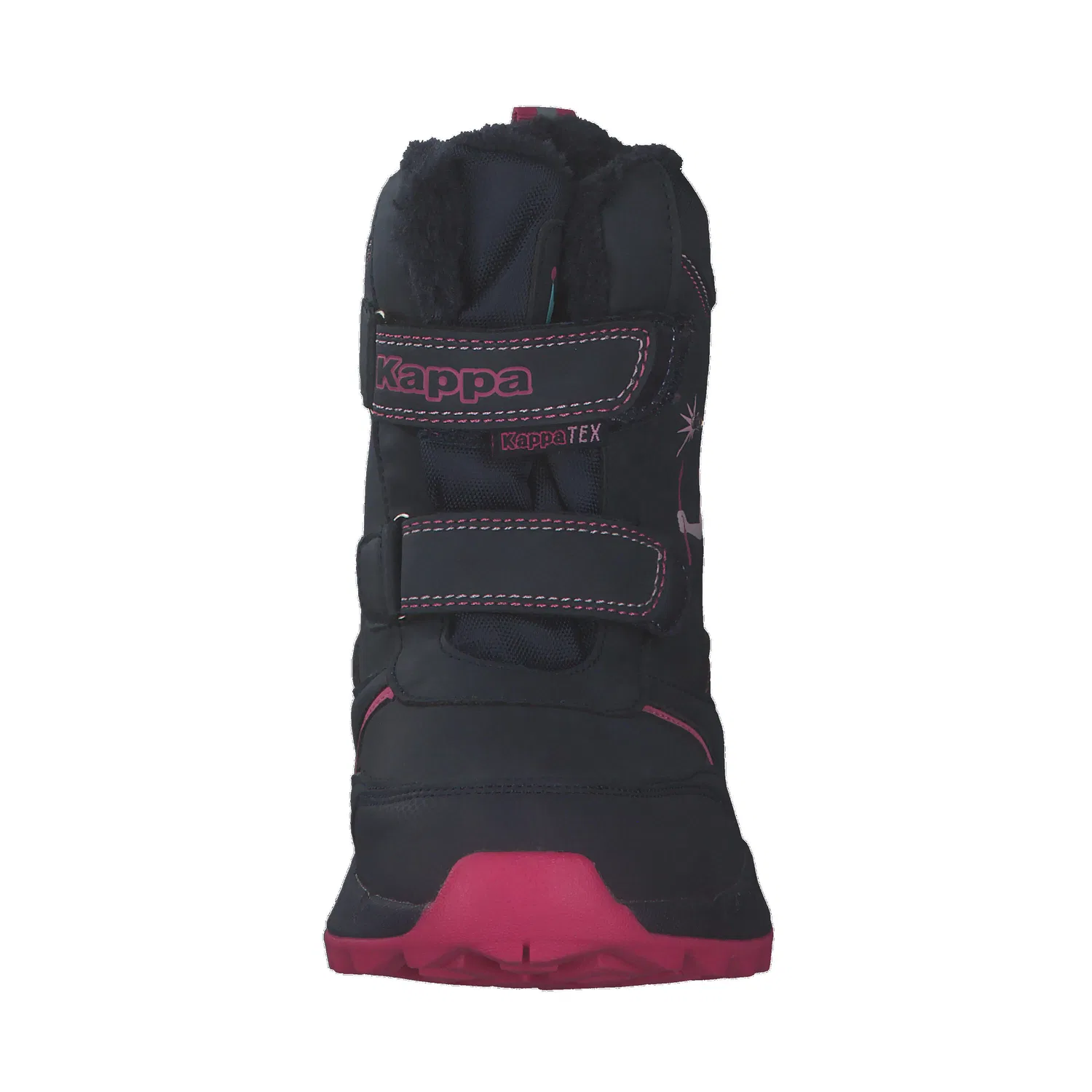 Детские зимние ботинки для девочек с мембраной FEYA TEX Kappa, Dark Blue / Pink — фото 3