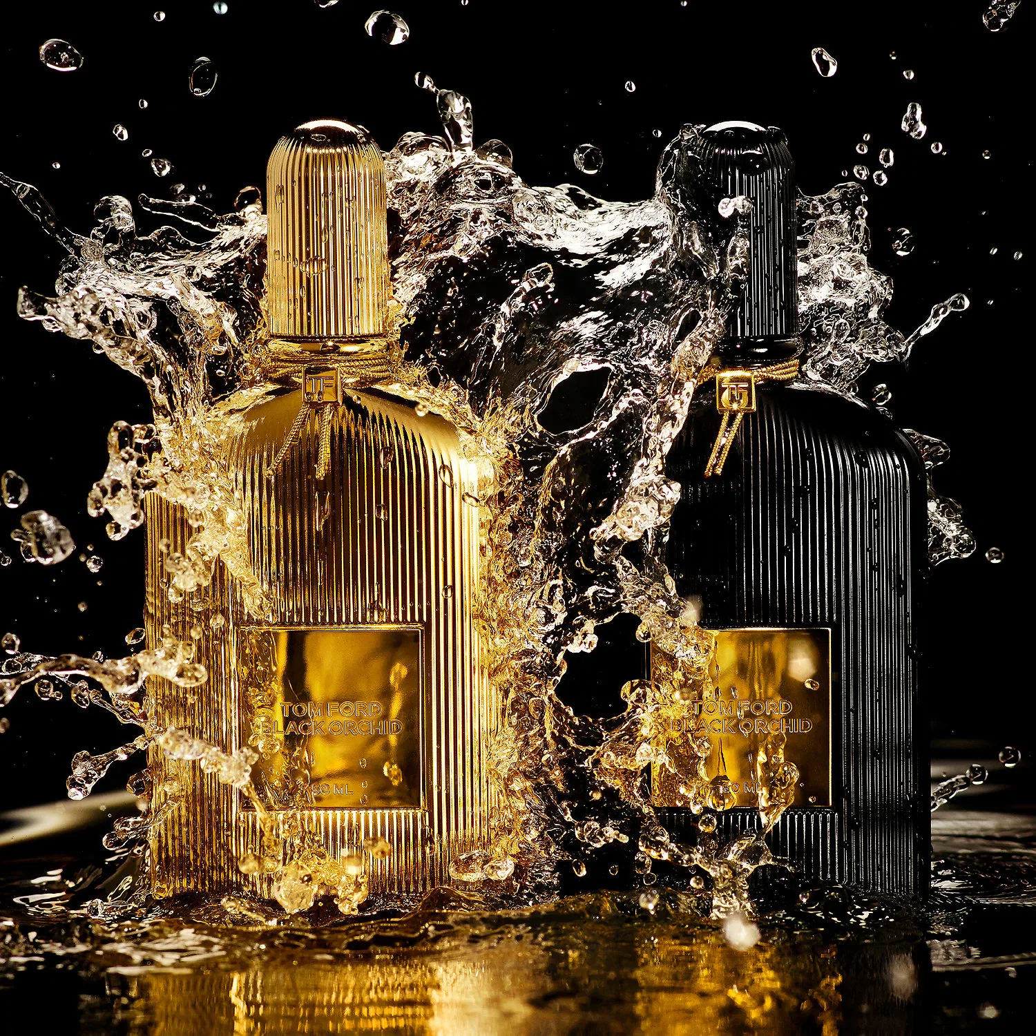 Парфюмерная вода, Black Orchid Parfum Fragrance TOM FORD, с золотым ромом и иланг-илангом, 50 мл — фото 3