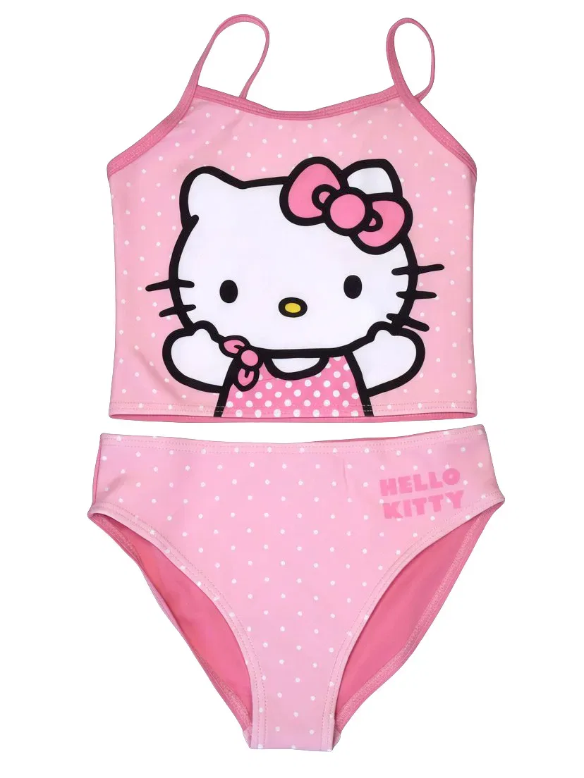 Купальник танкини с принтом Hello Kitty, розовый