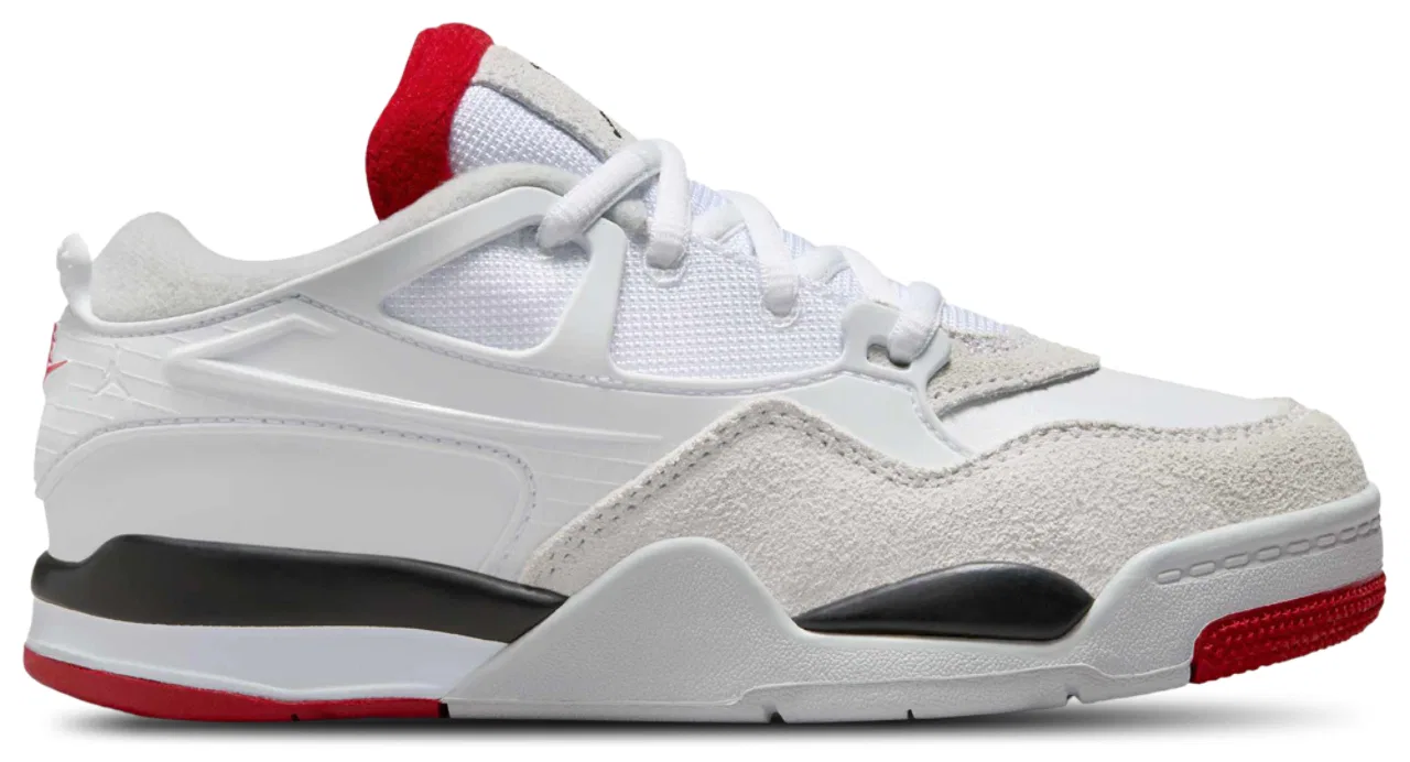 Кроссовки для мальчиков AJ 4 RM Jordan, цвет White/Varsity Red/Black
