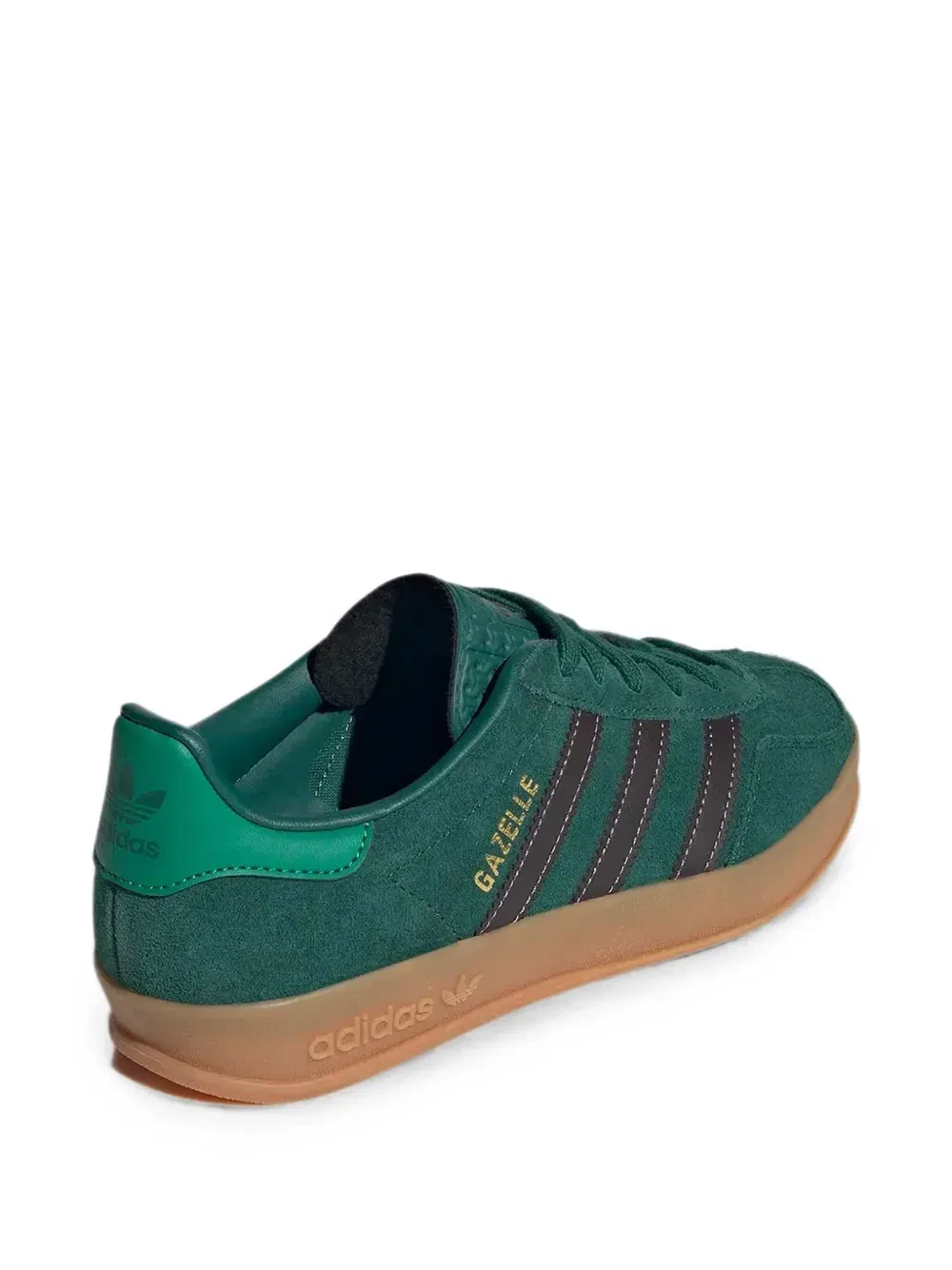 Кроссовки Gazelle Indoor Adidas Kids, зеленый — фото 2