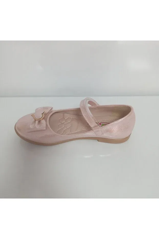 Детские балетки для девочек кожаные Wendy, Pink — фото 4